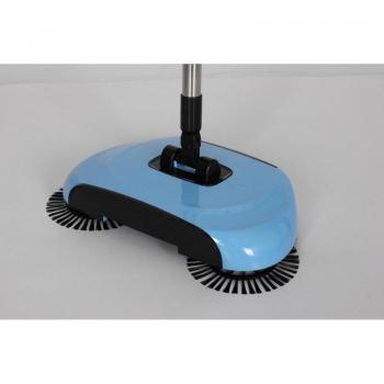 Manual Household Sweeper with Automatic Cleaning and Trash Bin