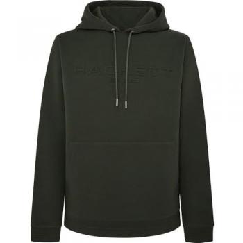 Sudadera de hombre Hackett Sport con capucha ajustable, color verde caqui, talla S