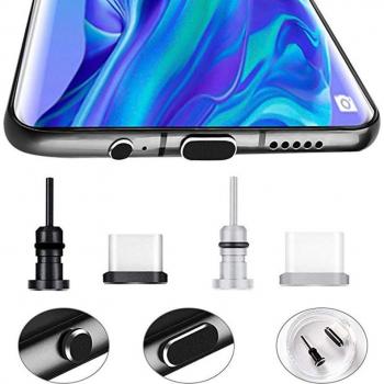 Tapas Protectores para Puertos USB-C y Auriculares