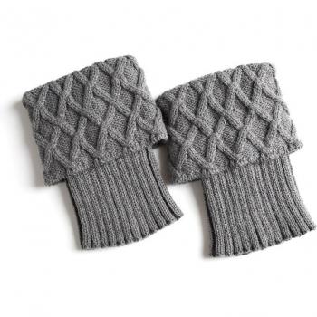 Couvre-bottes en tricot pour femmes