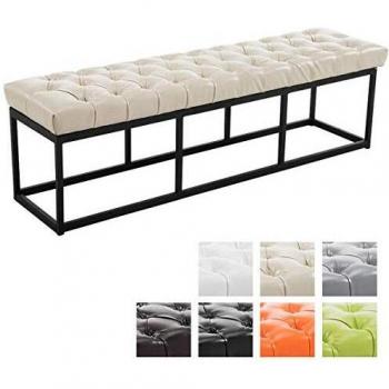 Banquette CLP Amun 150 cm Simili-Cuir Crème