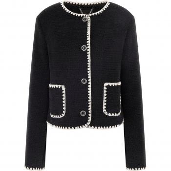 Guess Cardigan W5RN20 WGVQ2 nero regolare fit
