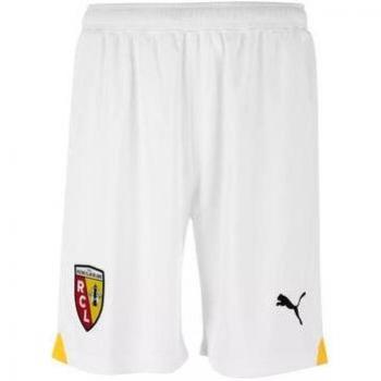 Short Third RC Lens 2023/24, Couleur Blanc/Pelé Jaune – XS