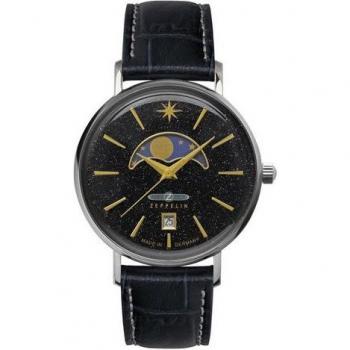 Montre Zeppelin Femme Luna Phase de Lune 36 mm 5 ATM Z-8137-2