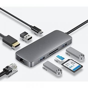 Hub USB‑C per MacBook Air e iPad Pro con Lettore SD/TF