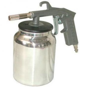 Pistolet Lacme 331100 : sablage sur godet inférieur 1 L, sable 0,1‑0,2 mm