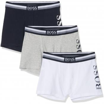 Boss Lot de 3 Calzoncillos, Conjunto Infantil, Azul (Bleu Cargo), 12 años