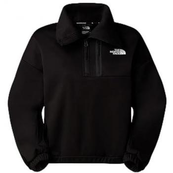 North Face Mountain Athletics 1/4 Zip Fleece – Black – Damen, M Schwarz