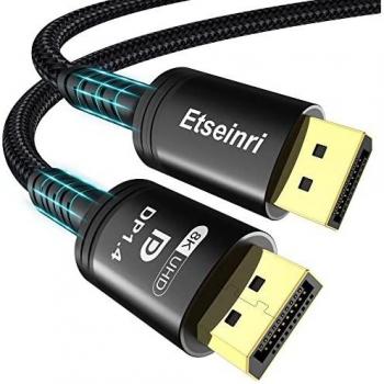 VESA Certified 8K DisplayPort Cable 1.4 2M