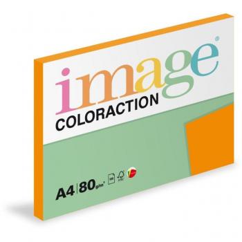 Papír kopírovací Coloraction A4 80 g oranžová cihlová 100 listů, xerografický papír BAREVNÝ – Amsterdam / cihlově oranžová / 100 listů /