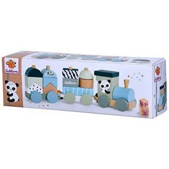 Treno di legno Eichhorn 16 pezzi