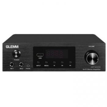 Amplificatore Hi-Fi GLEMM 32155 AM S2200 Nera 2×100 W per Canale