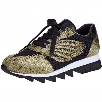 Gerry Weber Damen Schuhe Donabella 08 Sneaker, Gold-Kombi