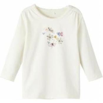 Blouse à manches longues NBF Birth – Blanc Fougère