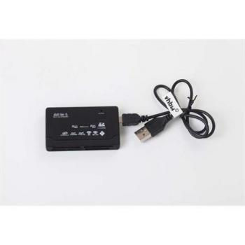 VHBW Multi‑Card Reader – SD, MMC, CF, SDHC/SDXC mit 3‑Port