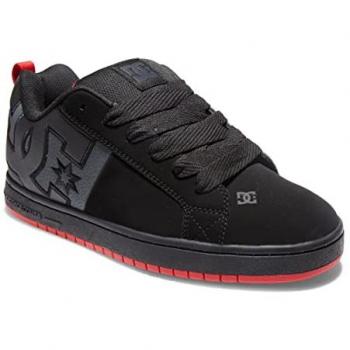 DC Shoes Court Graffik Skate-Schuhe (Größe 6/38, Textiloberfläche)