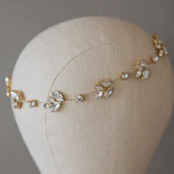 Diadema boho para cabello de novia
