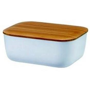 RIG-TIG White Melamine Butter Keeper, 11.5 x 15.5 x 6 cm
