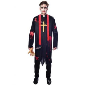 Zombie kněz pánský kostým