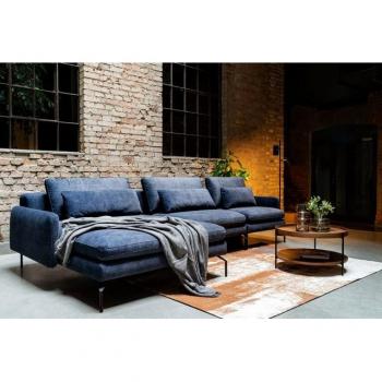 Extrabreites Ecksofa mit Designfuß