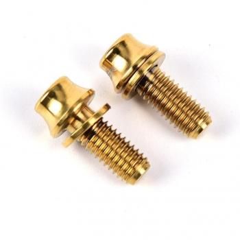 Lightweight Titanium Bottle Cage with Screws
