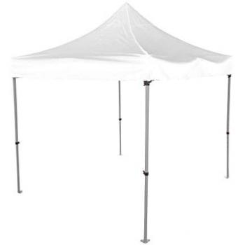 Gazebo 3x3 in Alluminio con Telo Bianco per Esterni
