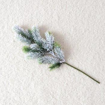 Christmas Snowy Pine Branches