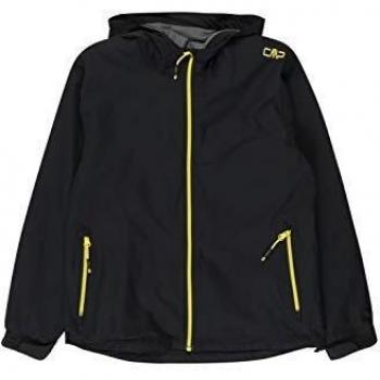 Giacca sportiva Kids con cappuccio, colore Anthracite/Citrino, 4 anni