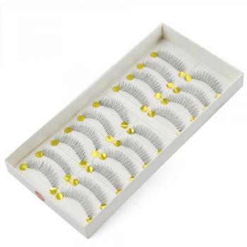 Trixes Classic Look Voluminous Black Lashes – 10 Pack