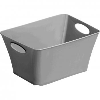 Rotho Living Aufbewahrungsbox 1,5 l Kunststoff Allzweckkiste klein schwarz weiss