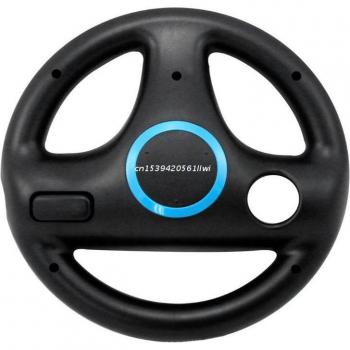 Volant ABS 3 couleurs pour Wii Kart avec 4 ventouses