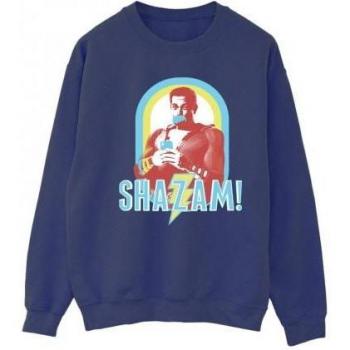 DC Comics Women's Shazam Bubble Gum Frame Sweatshirt Size XXL Grey