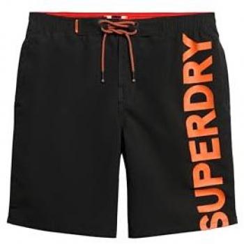 Superdry Pantaloncini da bagno Classic 19” Logo Nera 2XL (seconda stampa)