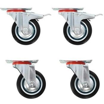 Rotating Wheels for Furniture, 4 pcs 75 mm, vidaXL