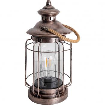 Lanterna LED solare con cordino in rame 5277047