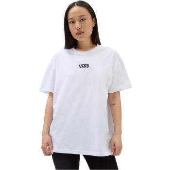 Camiseta blanca Oversized Flying V de Vans para mujer