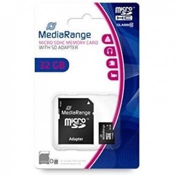 MediaRange 32GB microSDHC memoria flash Clase 10