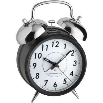 TFA 60.1503 analoger Funkwecker Glockenwecker Doppelglocken Snooze mechanisch