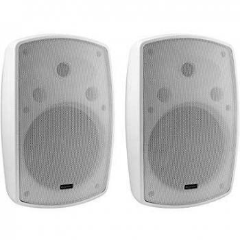 Haut-parleur mural Omnitronic OD-8T 100V blanc 2x