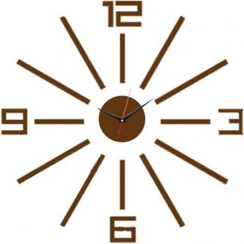 Pegatina 3D de reloj de pared, diseño moderno y silencioso para sala de estar