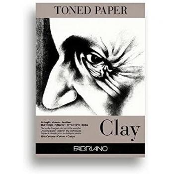 Fabriano A3 50 Sheets Clay Toned Paper Pad 120gsm
