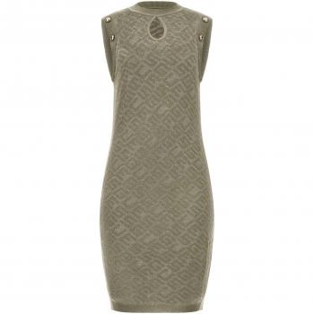 Mini Dress with Allover Logo