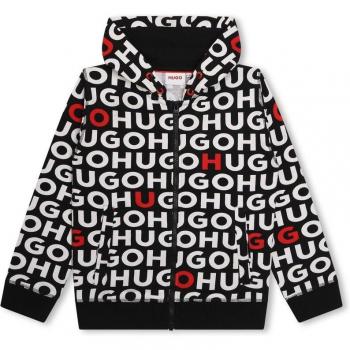 Pull en molleton avec capuche Hugo pour enfant, rouge, 8A
