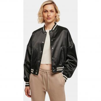 Giacca Oversized Satin College Nera Urban Classics 5XL