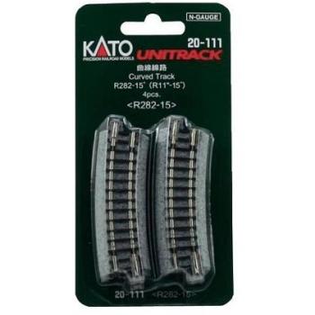 Binario Curvo N Scale Kato 15° 282 mm