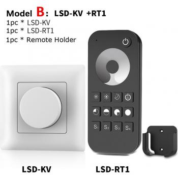 LED Dimmer mit Drehregler und 2,4G Steuerung