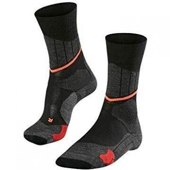 Calze da sci donna Falke SC1 in lana funzionale, nere, taglia 35-36