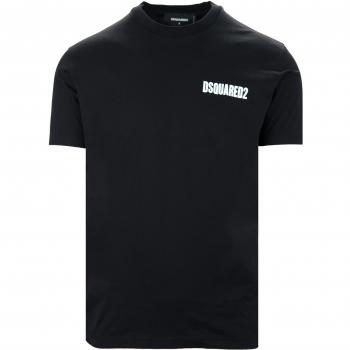 Dsquared2 2XL Male Black T‑Shirt