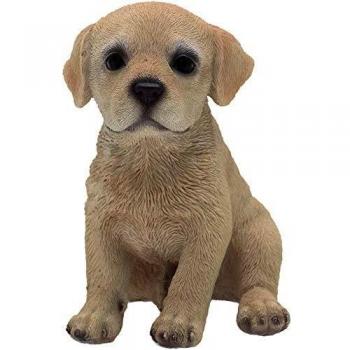 Labrador Mignon Funny Garden in Resina Colorata