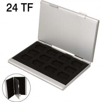 Boîte de stockage 24 en 1 pour cartes TF